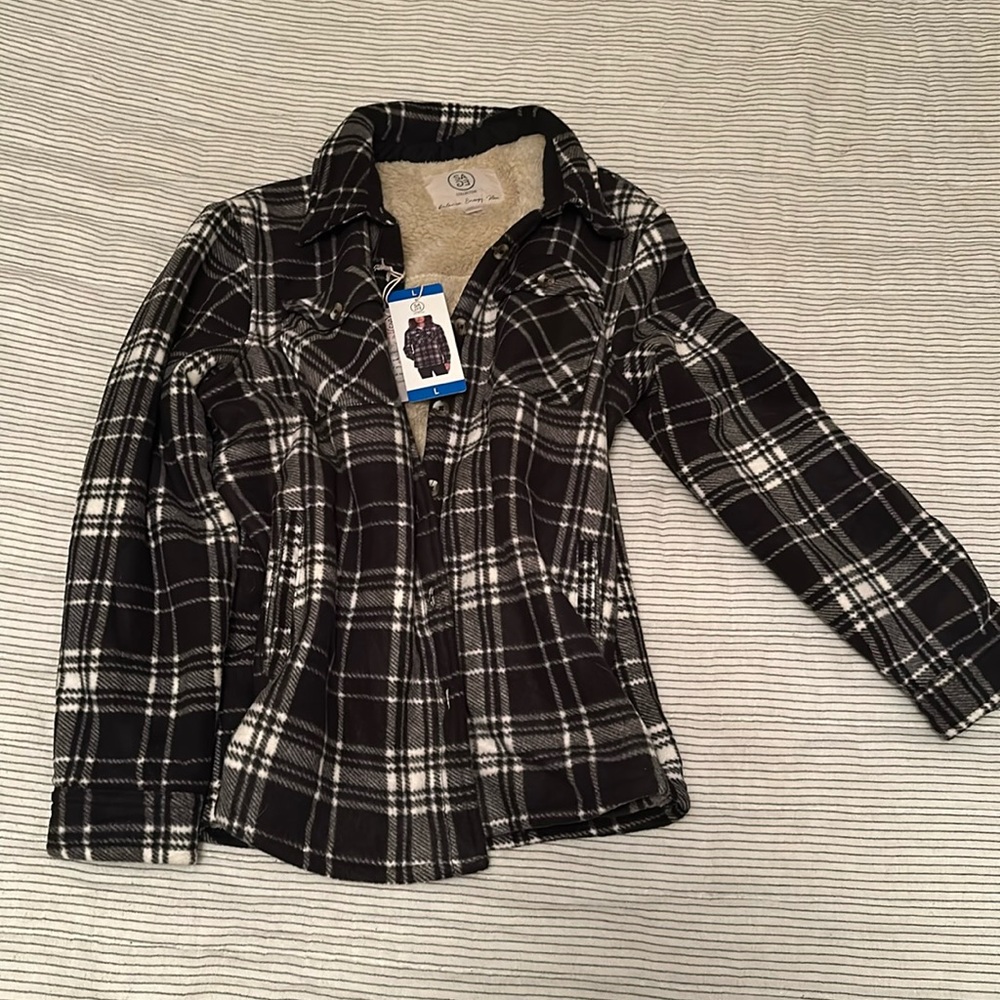 Sage Collective Sherpa lined flannel